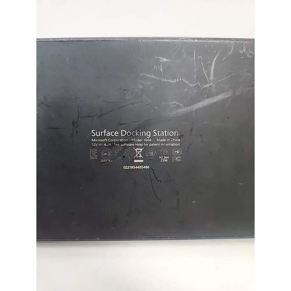 Surface Pro 3 Docking Station Model 1664 Untested See Description